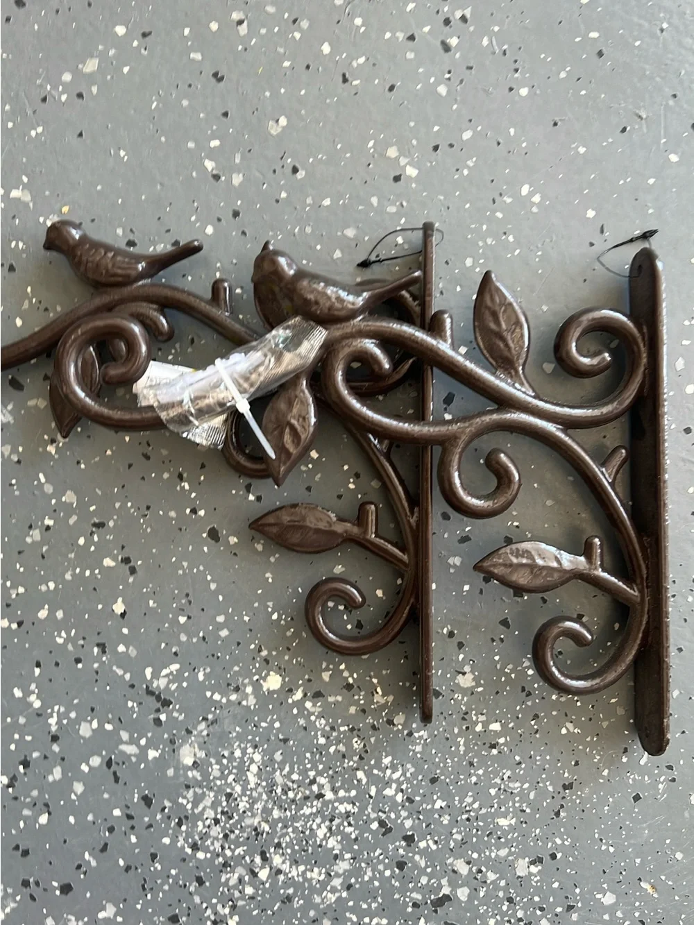 Decorative Brown Bird Wall Bracket Pair - from Home Depot.